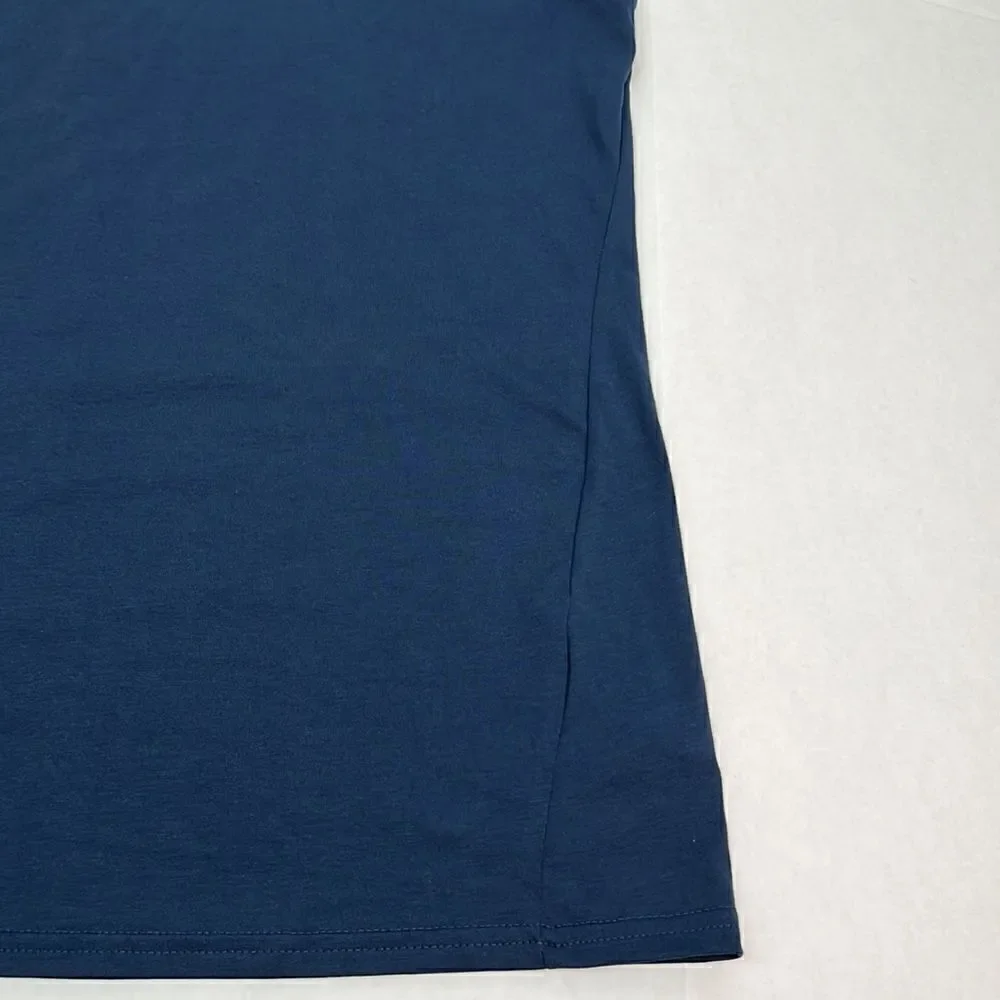 Gymshark Navy Blue Tank with logo. Size XXXL NWT